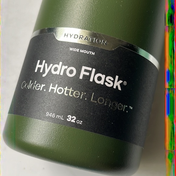 NWT Hydro Flask 32 oz Wide Mouth in Olive - Picture 2 of 8